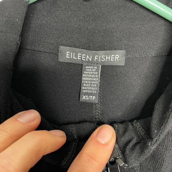 Eileen Fisher Stand Collar Long Jacket XS - Picture 4 of 5